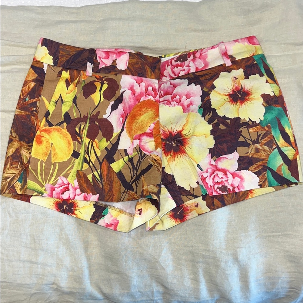 J. Crew Multicolor Floral Shorts